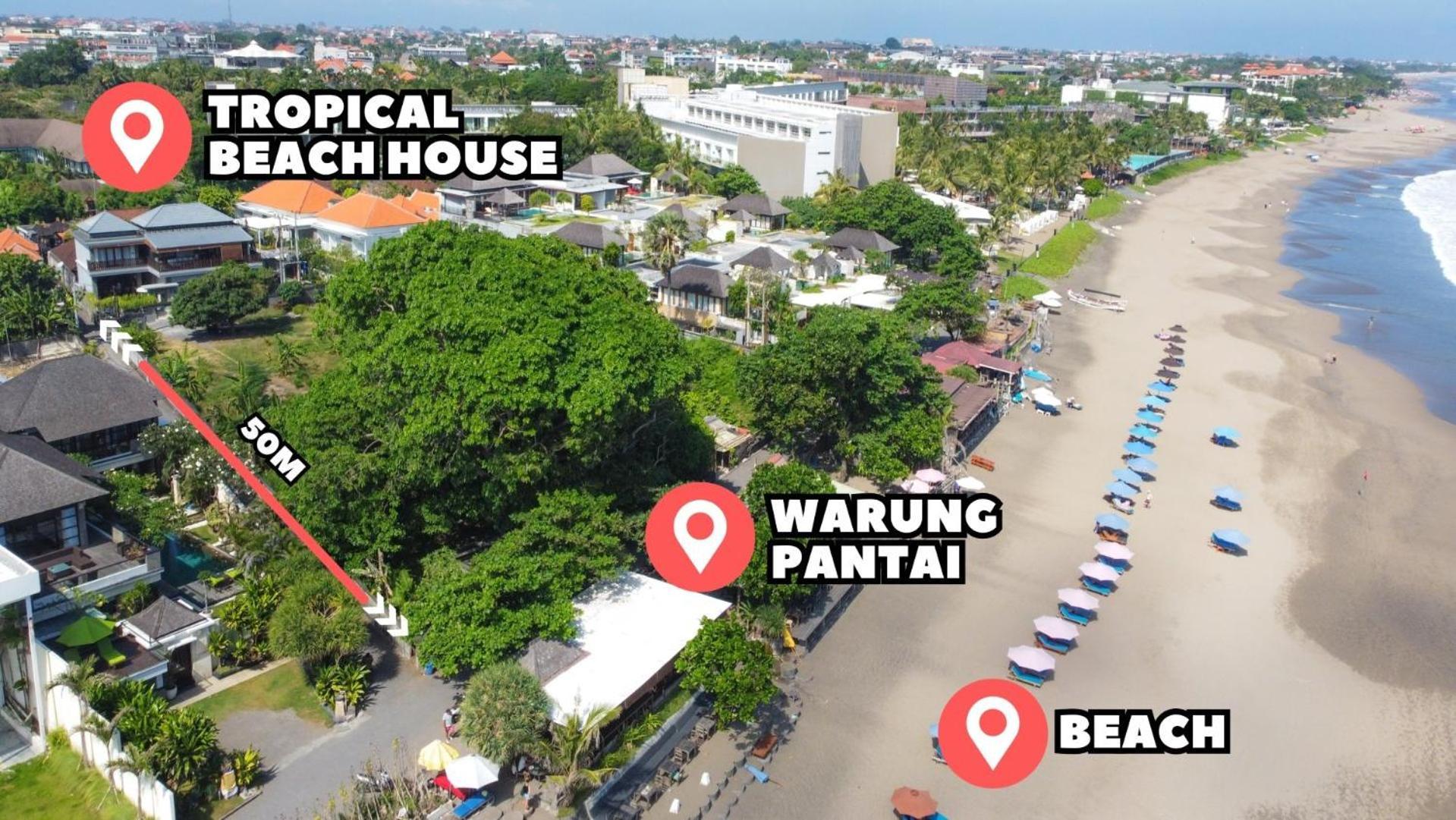 Tropical Beach House Bali Seminyak Exteriör bild
